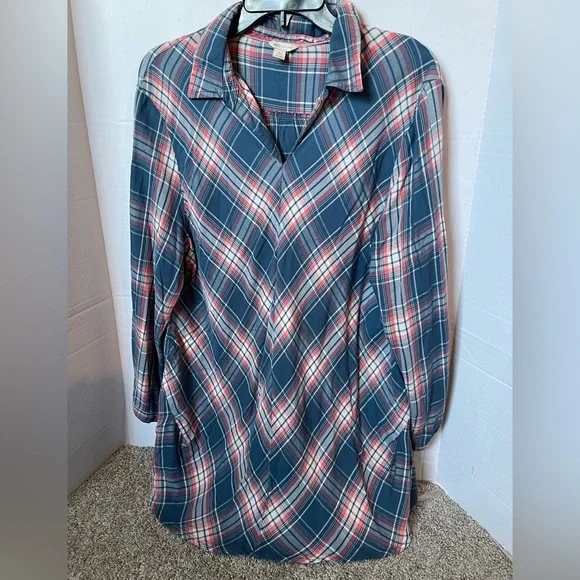 ❤️Cato pull over plaid shirt, size, XL - Picture 1 of 6
